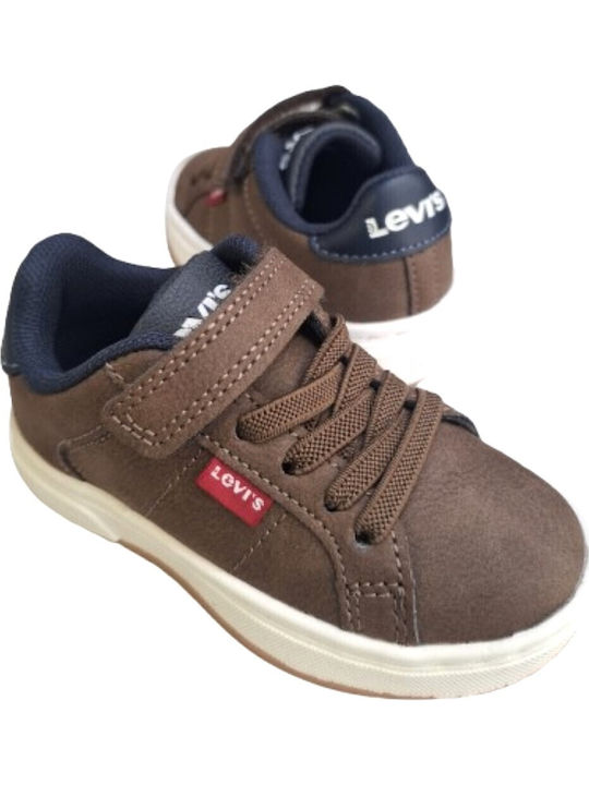 Piper Mini Kinder Sneaker mit Bügel- und Schleifenverschluss Braune