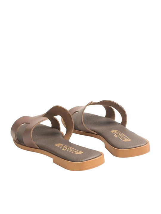Women's Flat Sandals Brown
