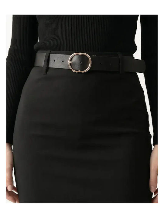 Pencil Midi Skirt Black
