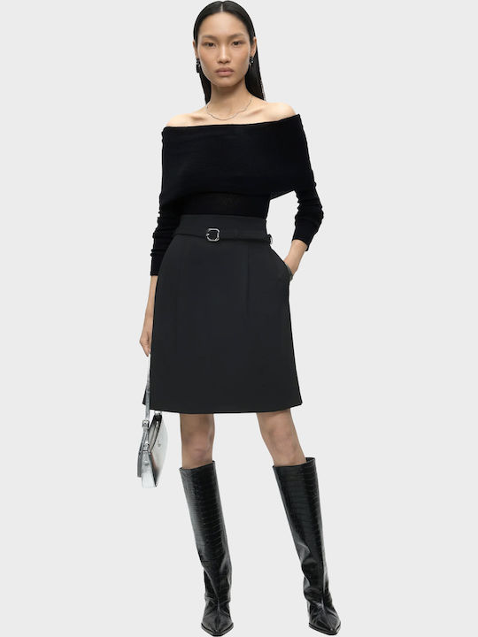 Ψηλόμεση Φούστα Black