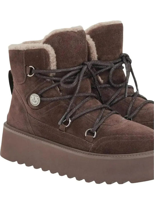 Pinko Women's Brown Ankle Boots