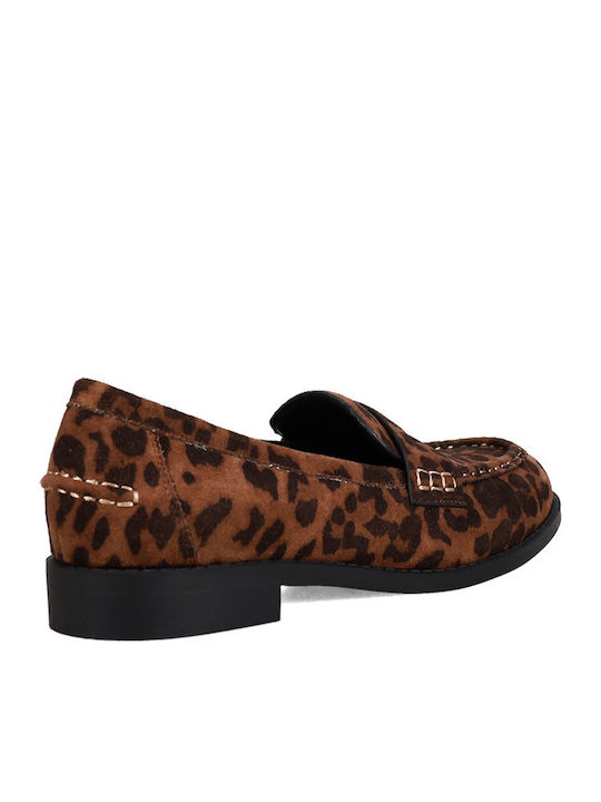 Γυναικεία Loafers σε Καφέ Χρώμα