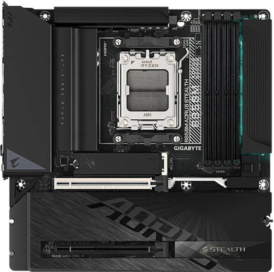 Gigabyte B850M Aorus Stealth Wi-Fi Motherboard Micro ATX με AMD AM5 Socket