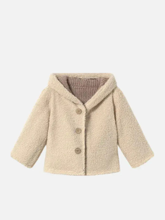 Kinder-Strickjacke Braun Mix