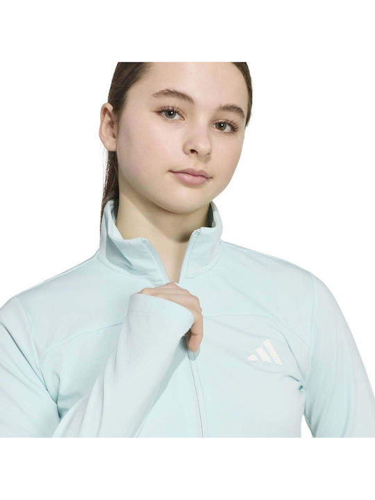 Jachetă sport pentru copii turcoaz