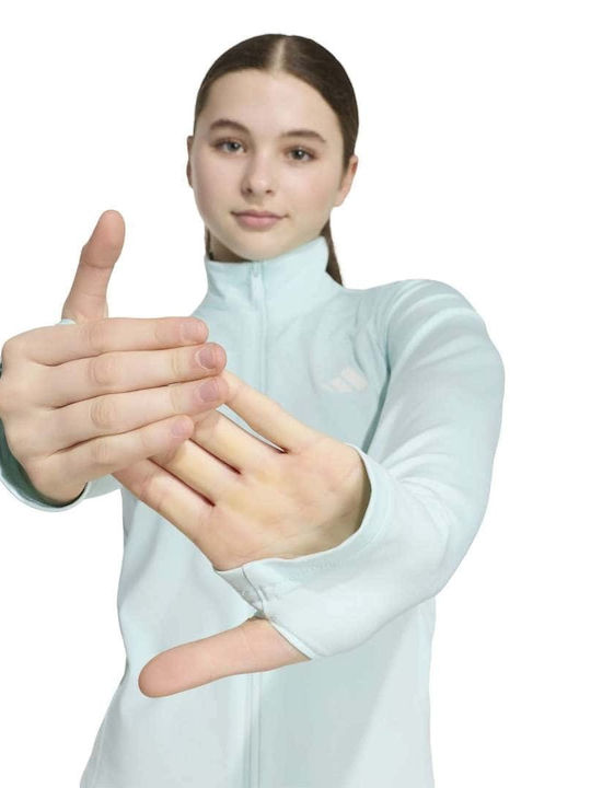 Jachetă sport pentru copii turcoaz