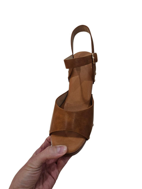 Damen Sandalen Braun