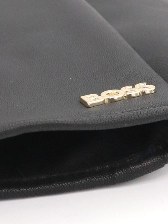 Schwarze Damen Lederhandschuhe
