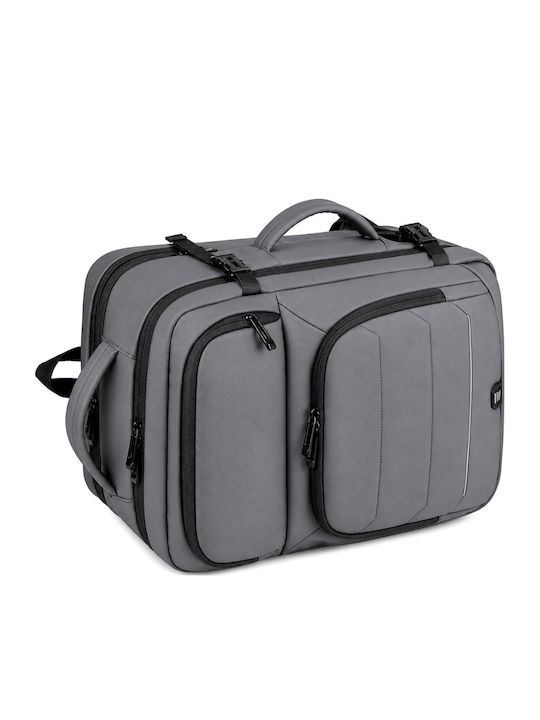 Rucsac de Călătorie pentru Laptop de 17 inci Spațiu Extensibil Impermeabil Ideal pentru Zboruri Compatibil cu Bagajul de Cabină Multifuncțional Rucsac Visionhub Port de Încărcare USB Buzunare Multiple Capacitate Mare 47x19x31 Cm Gri