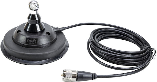 Pni 120/dv Suport Magnetic Antenă 125mm Cablu 4m Ștecăr Pl259