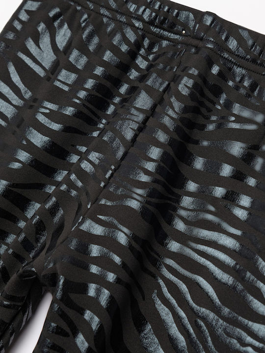 Kinderleggings Lang Schwarz