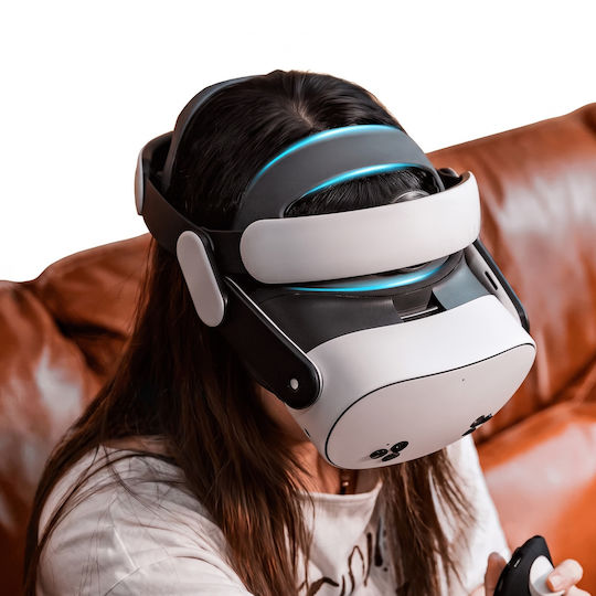 Bobovr Curea de cap VR ergonomică reglabilă Meta Quest 3 3S Albă