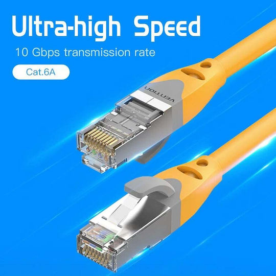 Vention U/UTP Cat.5e (Gigabit) Cablu De Rețea Ethernet 1m Portocaliu