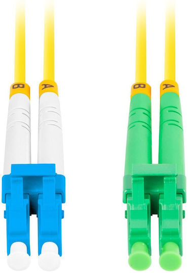 Lanberg Cablu De Rețea Cu Fibră Optică LC/APC-LC/UPC 2m Multicolor
