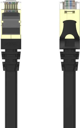 Unitek Flat U/UTP Cat.7 10Gbps Network Cable Ethernet 2m Black