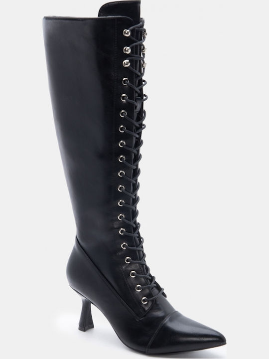 Women's Boots with Medium Heel Black