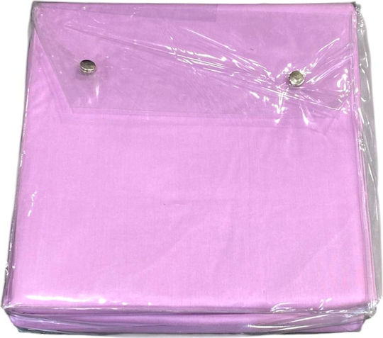 Das Home Duvet Cover Cotton Satin Super King 220x240 Line Fuchsia