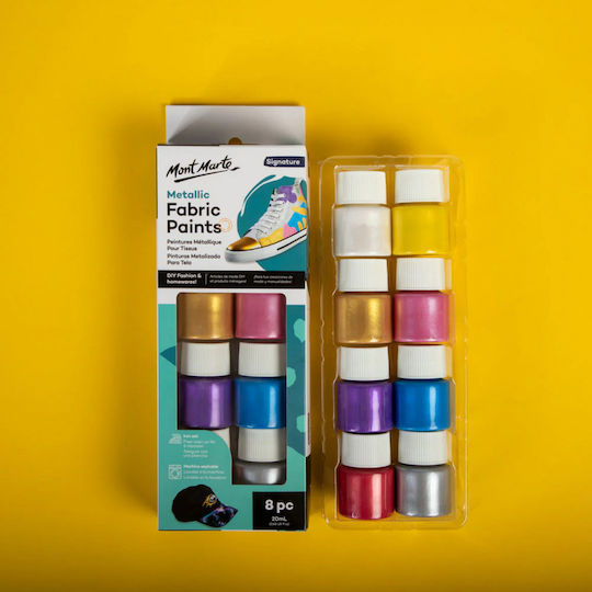 Mont Marte Mont Marte Modellbau-Farben Metallic 20ml 8 Stück