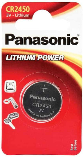Panasonic Cell Power Batterie Lithium CR2450 3V 1Stück