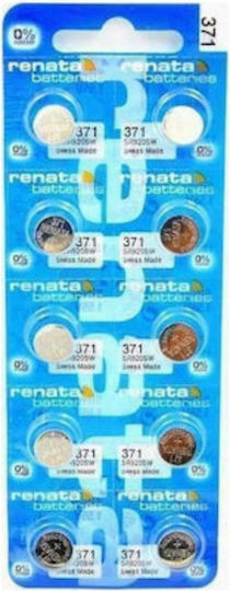 Renata Μπαταρίες Silver Oxide Ρολογιών SR920SW 1.55V 10τμχ