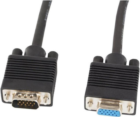 Lanberg Кабел VGA мъжки - VGA мъжки Черен 1.8м (CA-VGAC-10CC-0018-B)