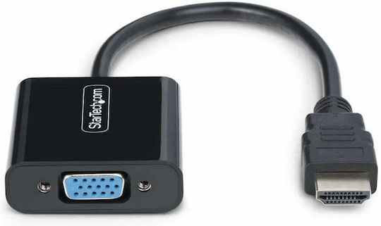 StarTech Cable VGA male - VGA male Μαύρο 0.18m (HD2VGAE3)