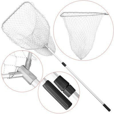 Baracuda Cw24 Telescopic Net 2 Sections Total Length 2.4 M Opening 0.55 M