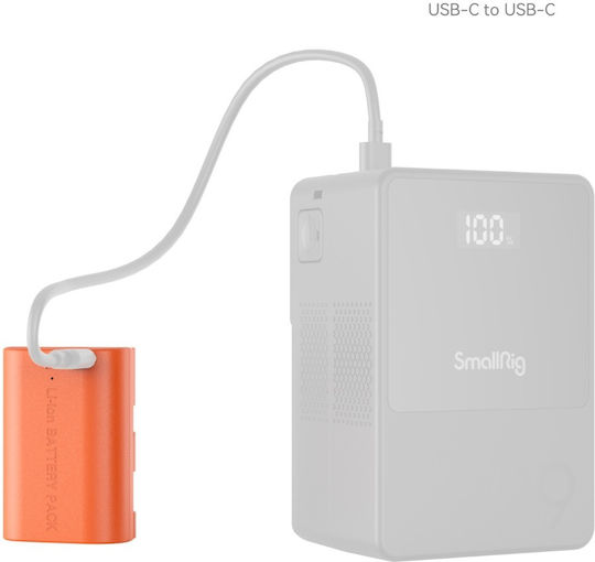 Smallrig 5407 Μπαταρία Canon Lp-e6p Usb-c Orange