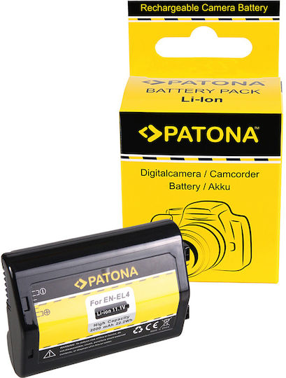 Μπαταρия за фотоапарат EN-EL4 Литиево-йонни (Li-Ion) 2660mAh Съвместима с Nikon
