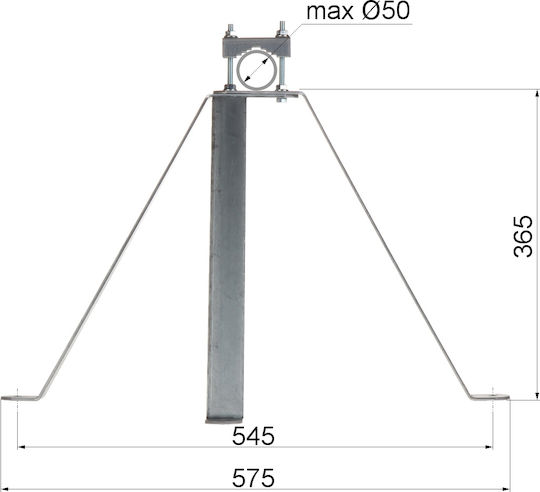 Clama de perete Delta Omp-50l40