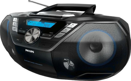 Philips AZB798T Sistem Audio Portabil cu Bluetooth CD USB Radio Negru