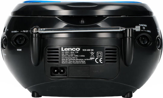 Lenco Sistem Portabil Audio Cu CD MP3 Radio Albastru