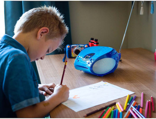 Lenco SCD-24BU Kids Преносима Аудиосистема с CD Радио Син
