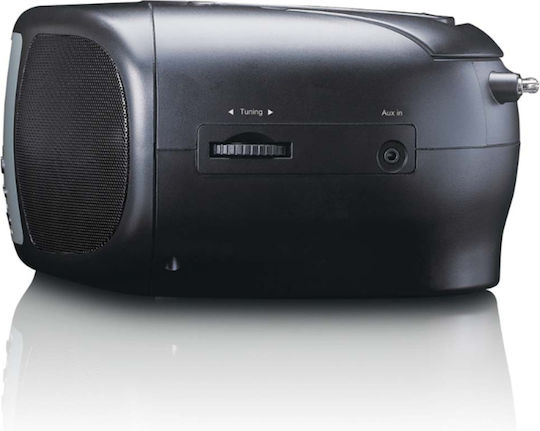 Lenco Tragbares Radio-CD-Spieler mit Radio Bluetooth CD-Schwarz