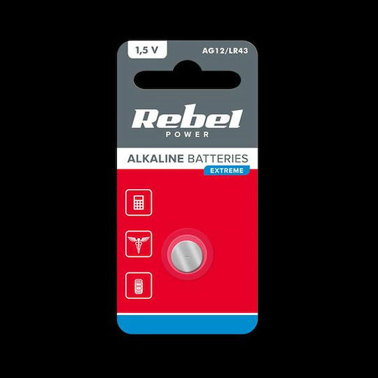 Rebel Extreme Li Battery Size Ag12 Lr43 1.5v