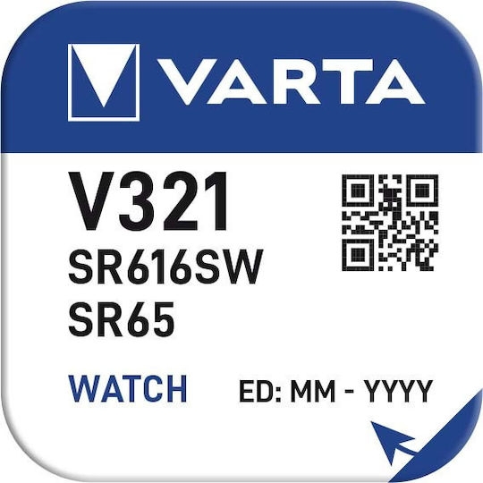 Varta V321 Batterie Silber-Oxid für Uhren SR65 1Stück