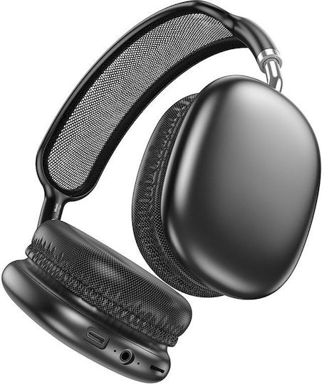 Borofone BO22 Plus Elegant Bluetooth Wireless On Ear Headphones dark grey