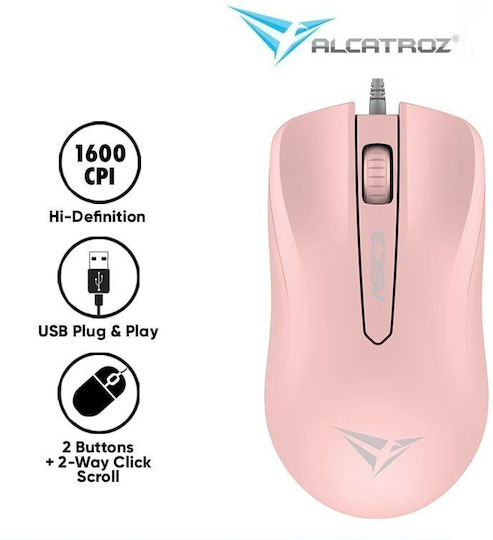 Alcatroz Asic 3 Cu fir Mouse Piersică