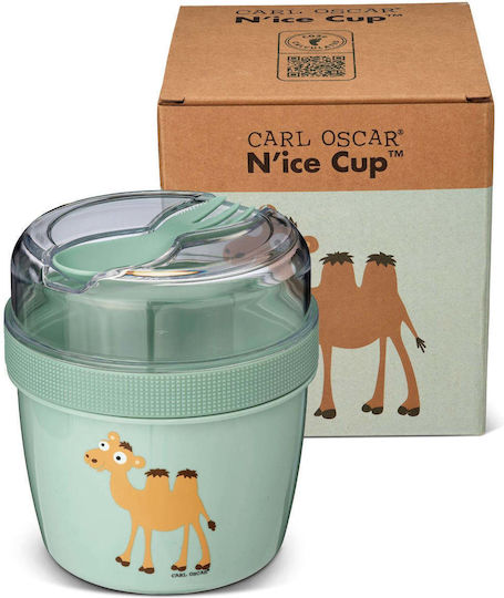 Carl Oscar Plastic Brown Feeding Set 2 Pieces