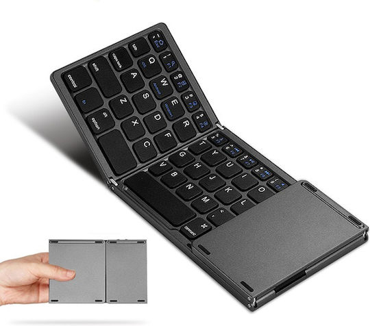 34.915.0860 Kabellos Bluetooth Tastatur mit Touchpad Englisch US