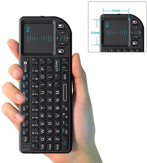 Riitek mini X1 Wireless Keyboard with Touchpad English US