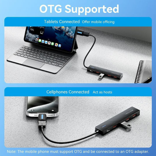 Vention Hub 4 Porturi USB 3.2 cu Conectare USB-A