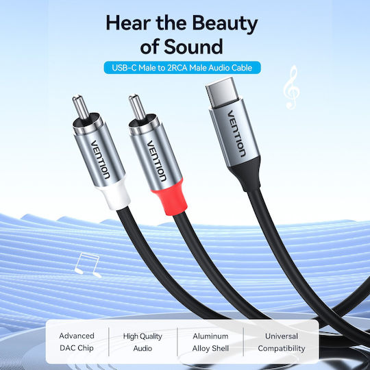 Vention Cable RCA male - RCA male 2m BIKHH