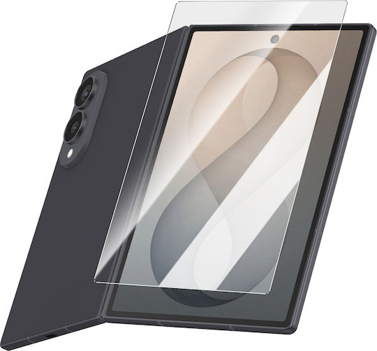 Amorus Galaxy Z Fold8 Äußere Displayschutzfolie 9h Abgeschrägter Gehärteter Glas Transparent