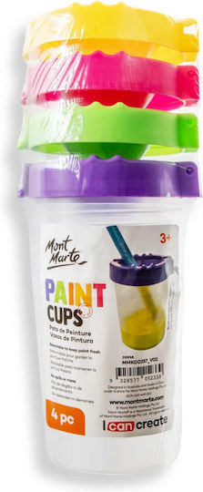 Mont Marte Painting Cups 4pcs