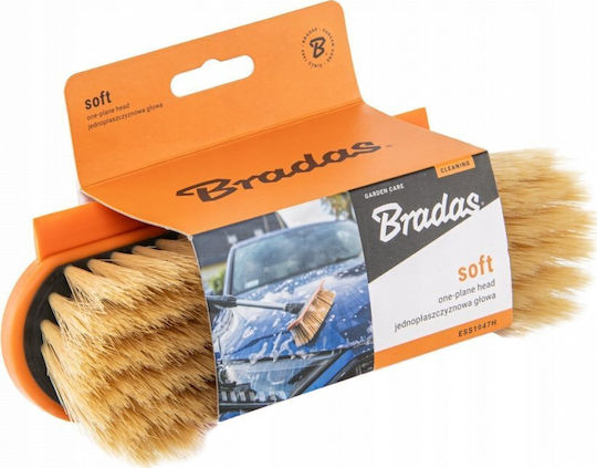 Bradas Βούρτσα Αυτοκινήτου Soft 8" 1-επίπεδη Μαλακή Βούρτσα Καθαρισμού