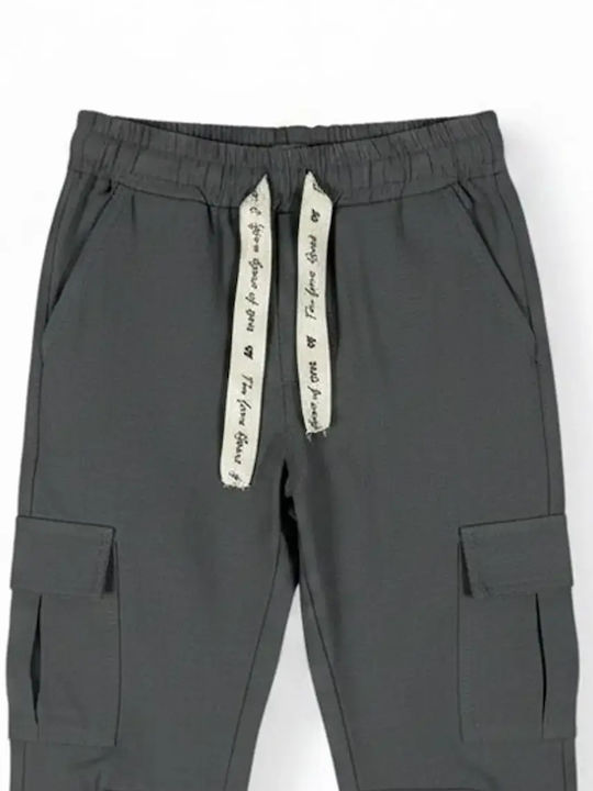Pantalon Pentru Copii Cargo Gri