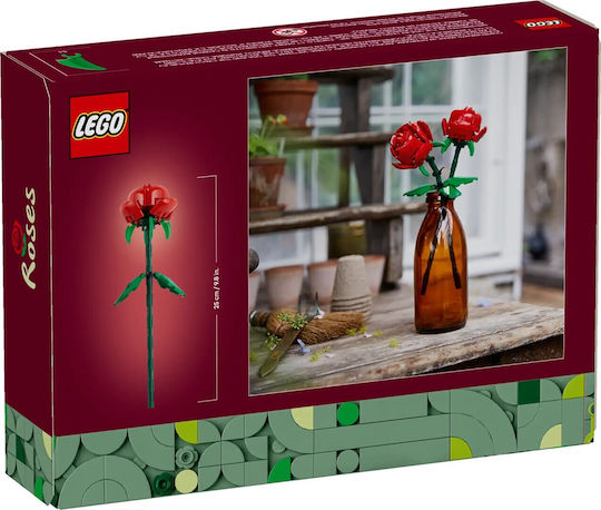 LEGO Botanical Collection Roses (Ambalaj Nou) pentru 8+ Ani 120 buc