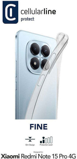 Cellular Line Fine Back Cover Διάφανο (Xiaomi 15 Pro)