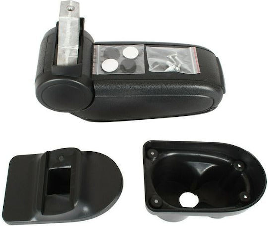 Car Leather Armrest Opel Corsa E 2014+ Black